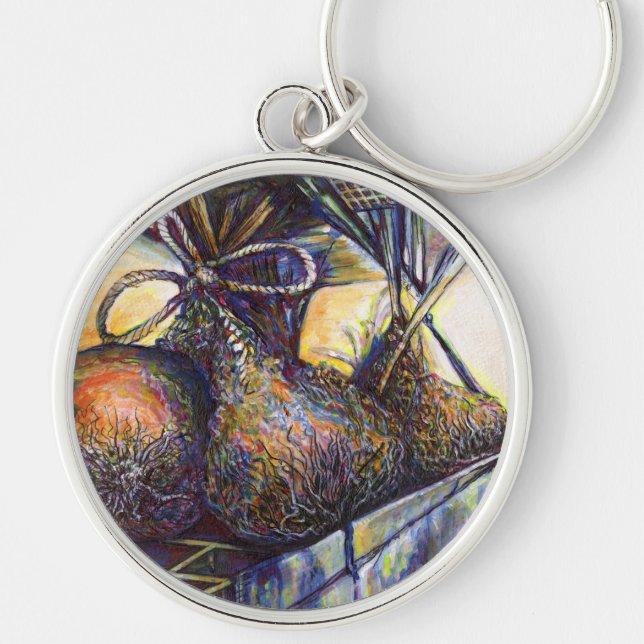 Das Hurling-Schicksal des Lebens Schlüsselanhänger (Vorne)