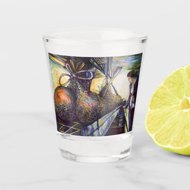 Das Hurling-Schicksal des Lebens Schnapsglas (Vorderseite)