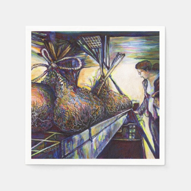 Das Hurling-Schicksal des Lebens Serviette (Vorderseite)