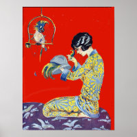 Das Hut-Vintage-Poster