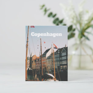 Das ikonische Nyhavn, Kopenhagen, Dänemark Feiertagspostkarte