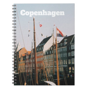 Das ikonische Nyhavn, Kopenhagen, Dänemark Notizblock