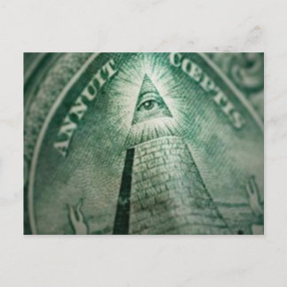 Das Illuminati Auge Postkarte