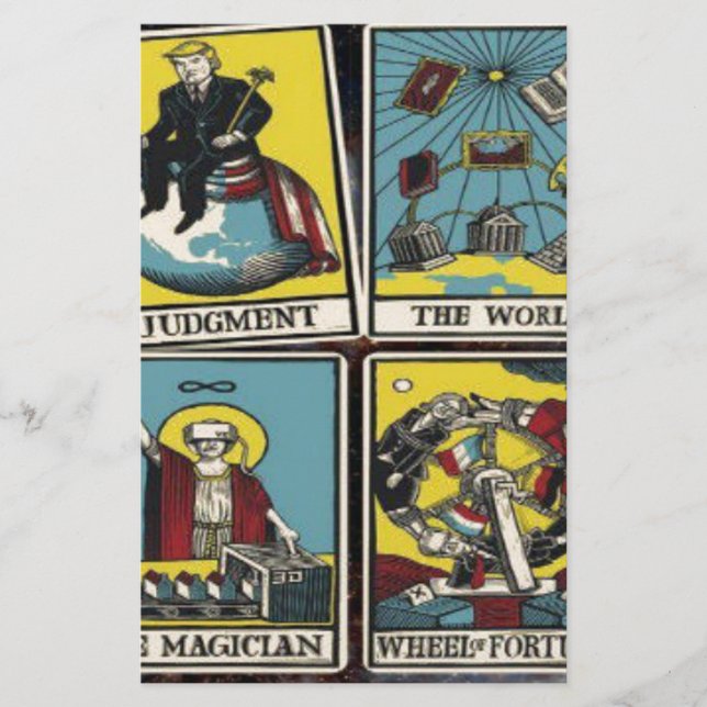 DAS ILLUMINATI KARTENSPIEL BRIEFPAPIER (Vorderseite)