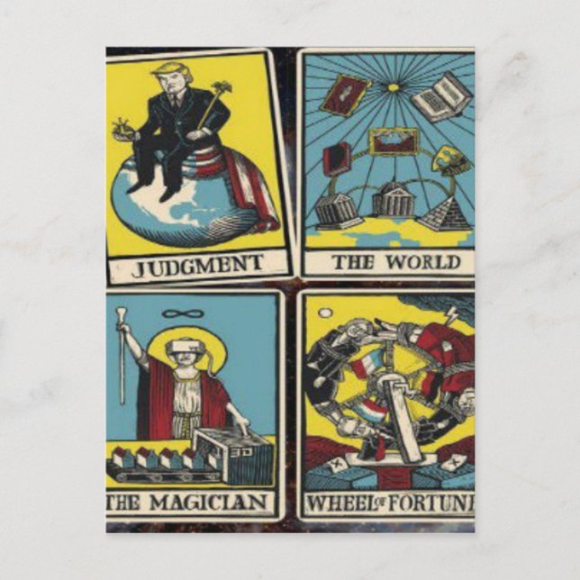 DAS ILLUMINATI KARTENSPIEL POSTKARTE (Vorderseite)