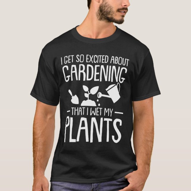 Das im Garten arbeitenc$pflanzen erhalten die T-Shirt (Vorderseite)