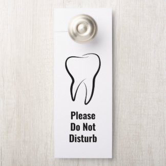 Das Image der Zahnarztklinik darf nicht beeinträch Türanhänger