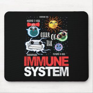 Das Immunsystem zelt Biologie Zellwissenschaft Fun Mousepad