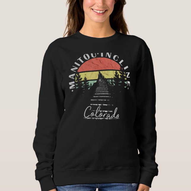 Das Incline Manitou Springs Colorado Sweatshirt (Vorderseite)