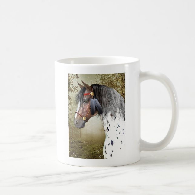 Das indische Pony Kaffeetasse (Rechts)