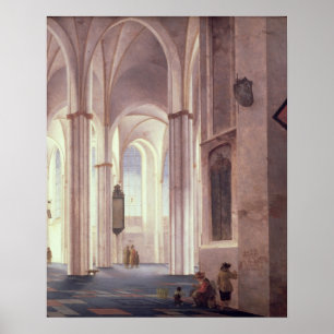 Das Innere des Buurkerk in Utrecht, 1644 Poster