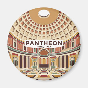 Das Innere des Pantheons Italien Magnet