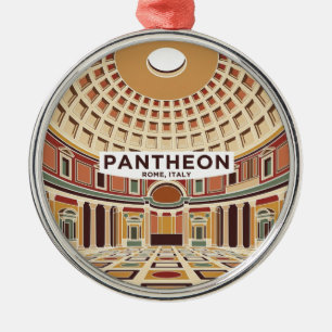 Das Innere des Pantheons Italien Ornament Aus Metall