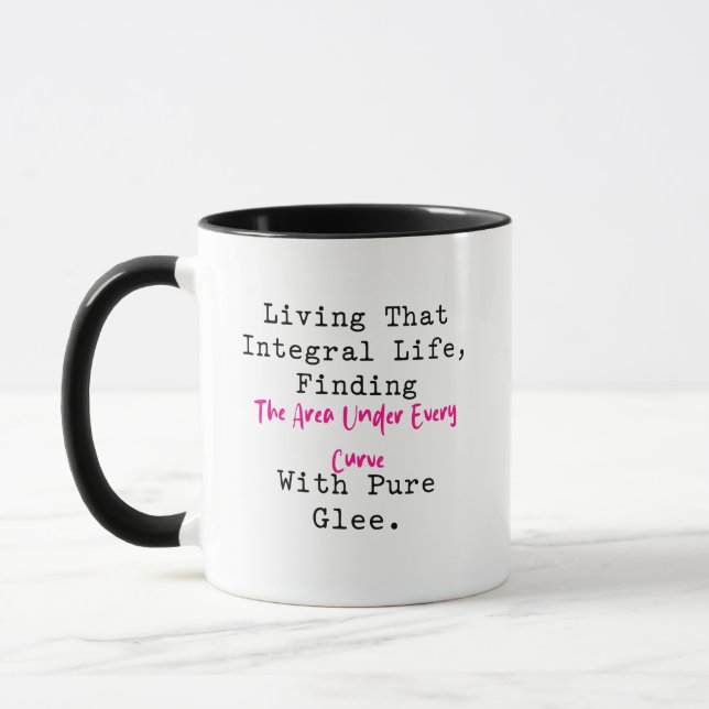 Das integrale Leben Kurvenbereich Freude Tasse (Links)