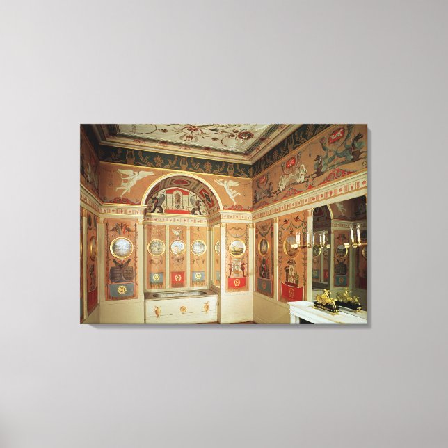 Das Interieur des 1807 erbauten Badezimmer von Nap Leinwanddruck (Vorderseite)