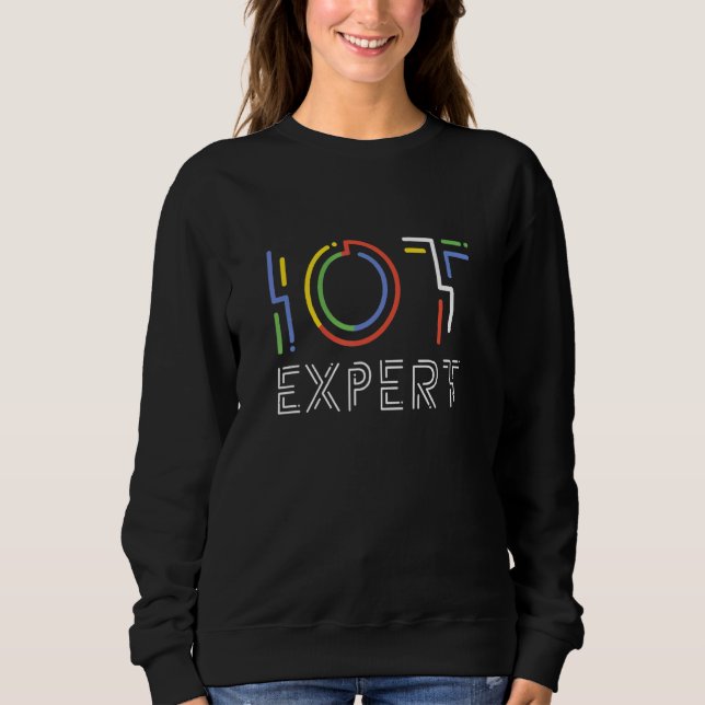 Das Internet der Dinge - intelligentes Datenanalyt Sweatshirt (Vorderseite)