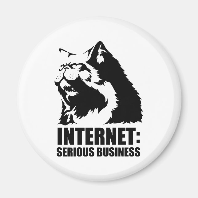 Das Internet ist ein ernstes Geschäft Magnet (Vorne)