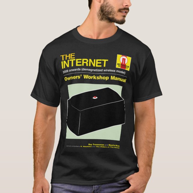 das INTERNET T-Shirt (Vorderseite)