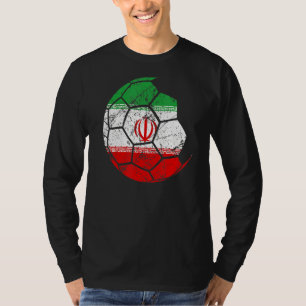 Das iranische Fußballnationalteam unterstützt die T-Shirt