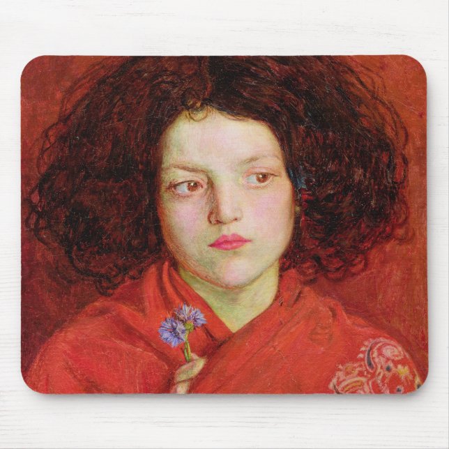 Das irische Mädchen, 1860 (Öl auf der Leinwand Mousepad (Vorne)