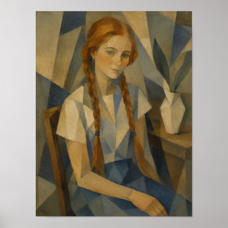 Das irische Mädchen Kunstwerk Poster