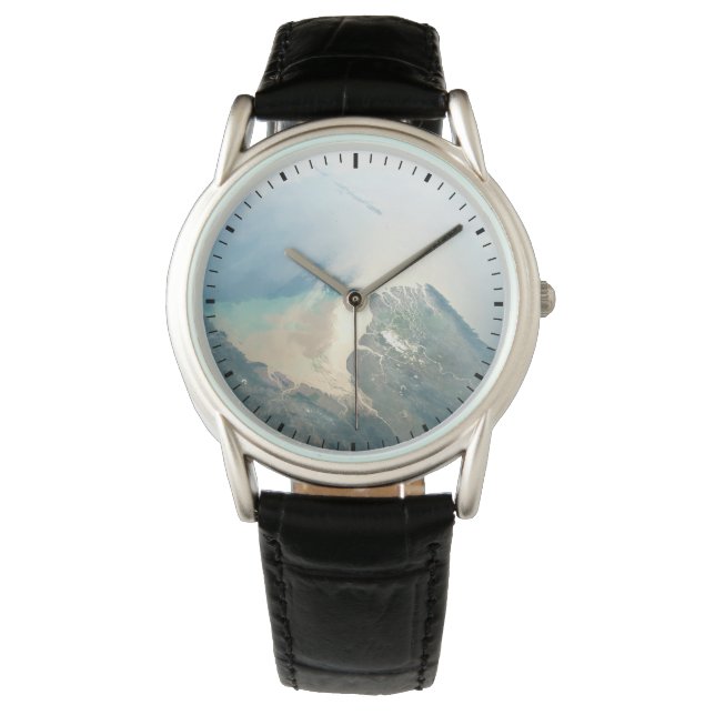 Das Irrawaddy River Delta in Birma (Myanmar). Armbanduhr (Vorderseite)