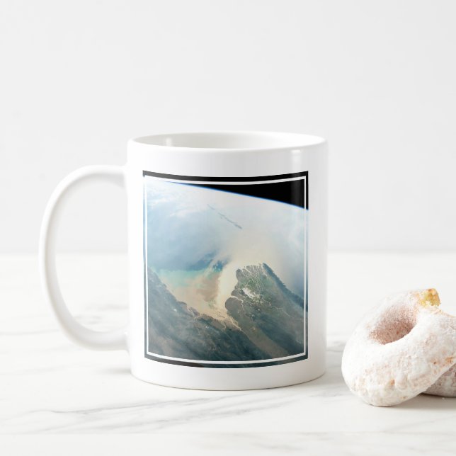 Das Irrawaddy River Delta in Birma (Myanmar). Kaffeetasse (Mit Donut)