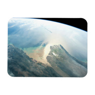 Das Irrawaddy River Delta in Birma (Myanmar). Magnet