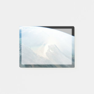 Das Irrawaddy River Delta in Birma (Myanmar). Post-it Klebezettel