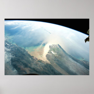 Das Irrawaddy River Delta in Birma (Myanmar). Poster