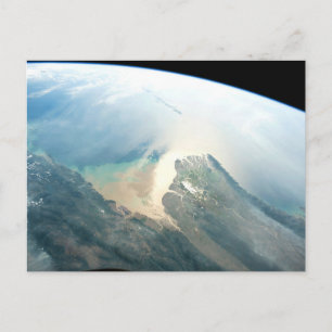 Das Irrawaddy River Delta in Birma (Myanmar). Postkarte