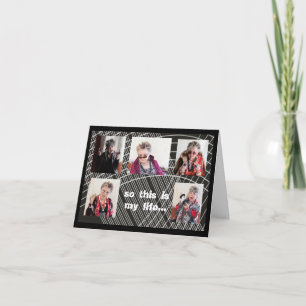 Das ist also eine lebendig geklappte Grußkarte Karte