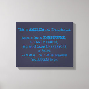 Das ist Amerika Leinwanddruck