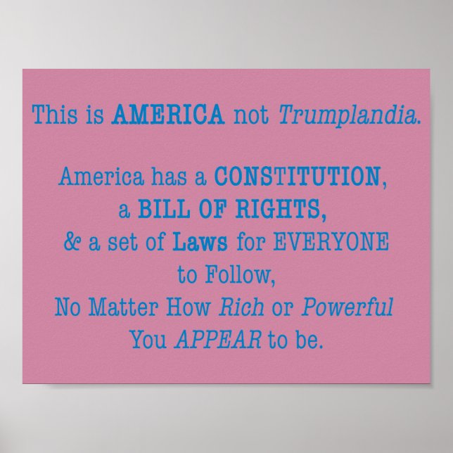 Das ist Amerika Poster (Vorne)