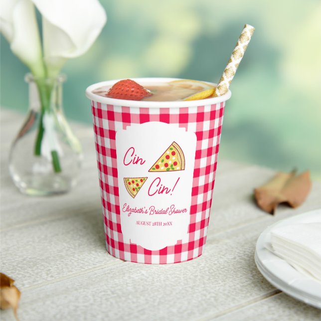 Das ist Amore Brautparty Pappbecher (In Situ)