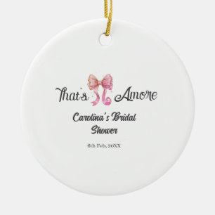 das ist amore Brautparty rosa retro Bogen Boho Nam Keramik Ornament