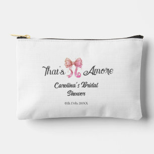 das ist amore Brautparty rosa retro Bogen Boho Nam Zubehörtasche