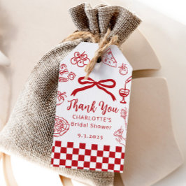 Das ist Amore Handgezeichnete italienische Bridal  Geschenkanhänger