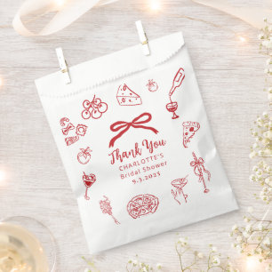 Das ist Amore handgezeichnete italienische Bridal  Geschenktütchen