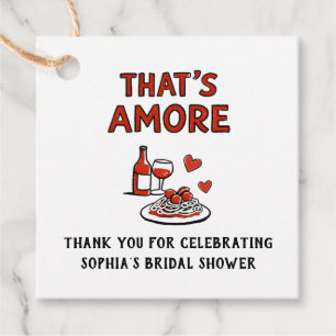 Das ist Amore Italienische Brautparty Whimsical Ro Geschenkanhänger