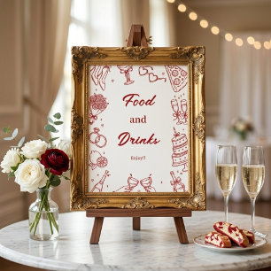 Das ist Amore Italienische Hochzeitsdusche Essen T Poster