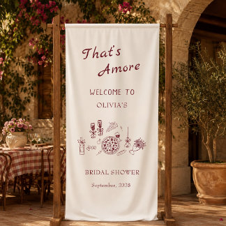 Das ist amore italienische Pizza und Wein Junggese Banner