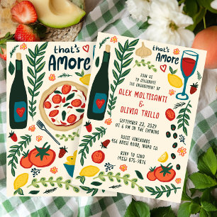 Das ist Amore Italienisches Essen BENUTZERDEFINIER Einladung