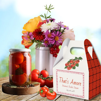 Das ist Amore Rote Tomate Italienische Hochzeitsdu Geschenkschachtel