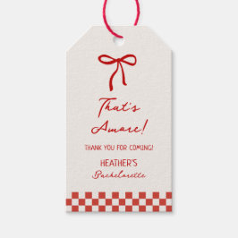 Das ist auch Italien Bachelorette Danke Geschenkanhänger