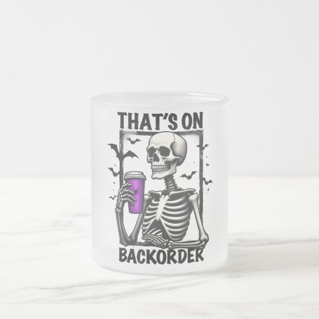 Das ist auf Backorder Halloween Pharmacy Tech Mattglastasse (Mittel)