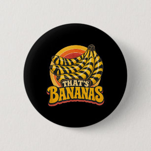 Das ist Bananen Sommer Obst Lustiger Humor Retro Button