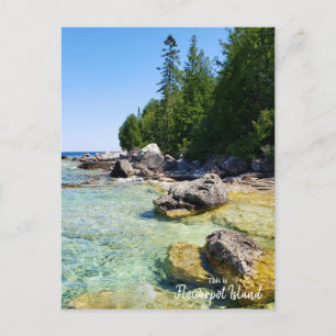 Das ist Blupot Island- Ontario, Kanada Postkarte