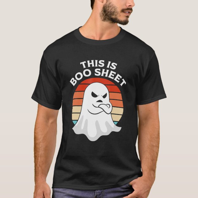 DAS IST BOO SHEED Ghost Retro Halloween Kostüm Me T-Shirt (Vorderseite)