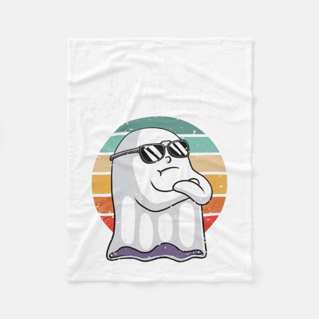 Das ist Boo Sheet Fun Halloween Kostüm Ghost Puff Fleecedecke (Vorderseite)